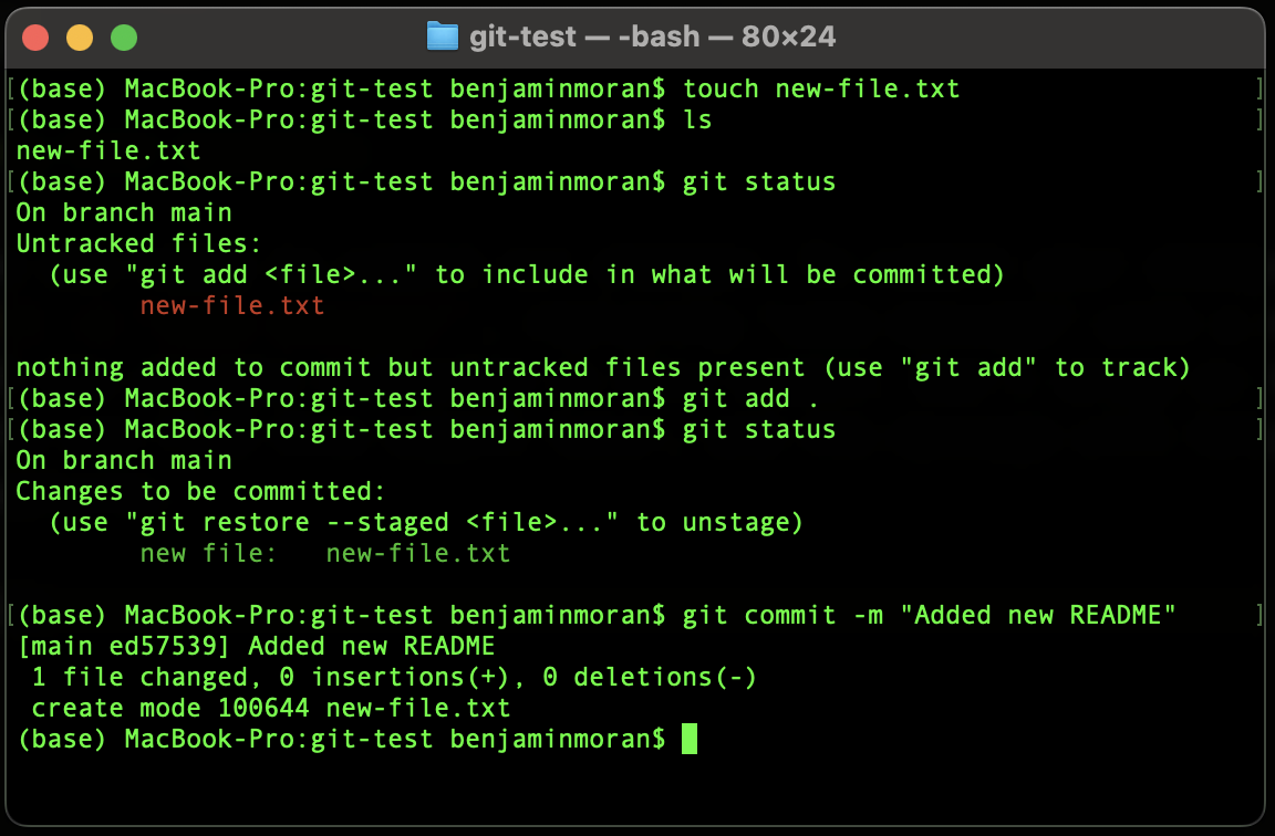 git commit