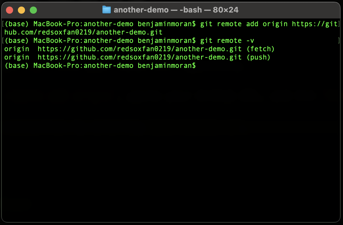 git remote add origin