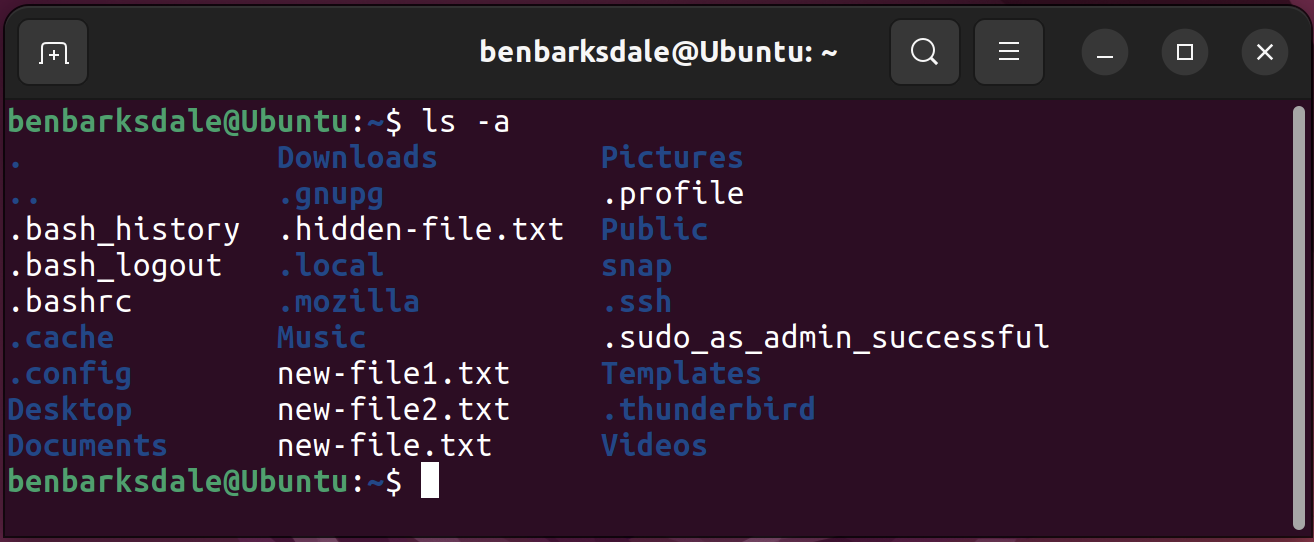 Linux List All Contents Relative