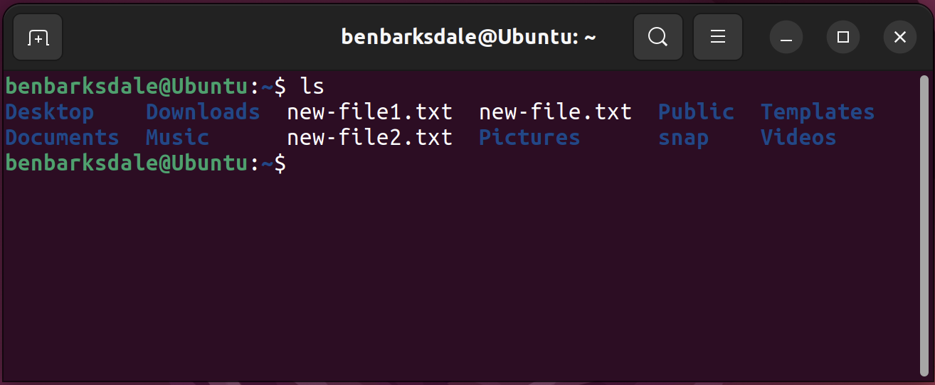 Linux list contents