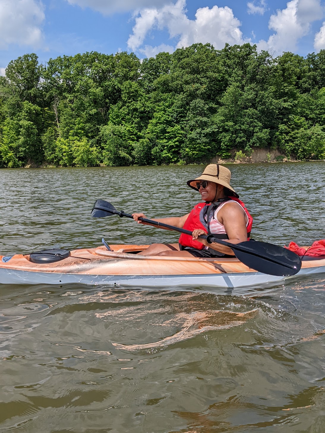 Nadia Kayaking